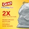 Glad Glad ForceFlex Plus 20 gal Fresh Scent Trash Bags Drawstring 30 pk 0.92 mil 78913 - alternate 5